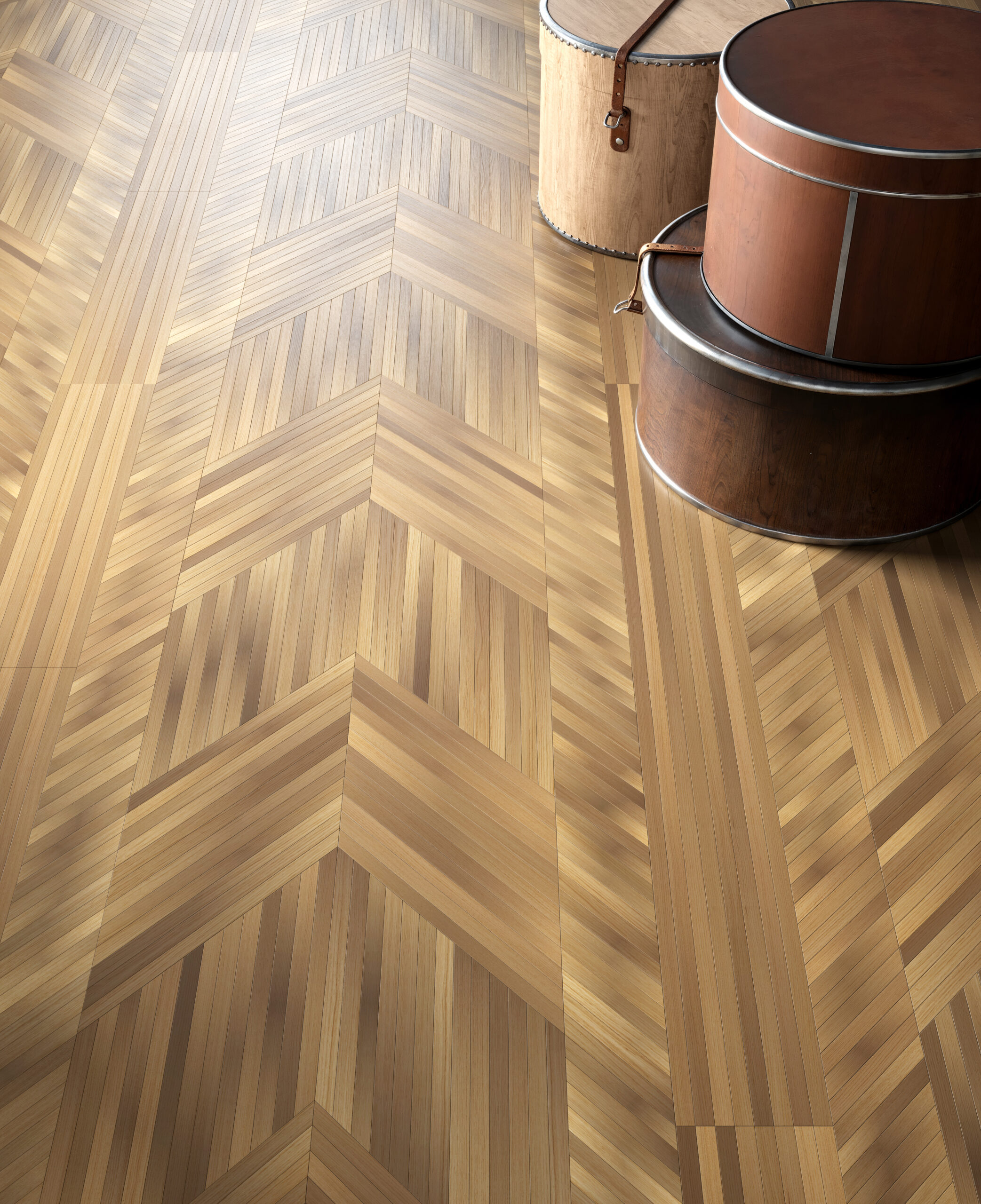 New Chevron Walnut