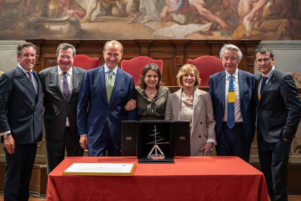 Il team di Mapei e il premio Leonardo da Vinci 2026